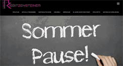 Desktop Screenshot of kiebitzensteiner.de